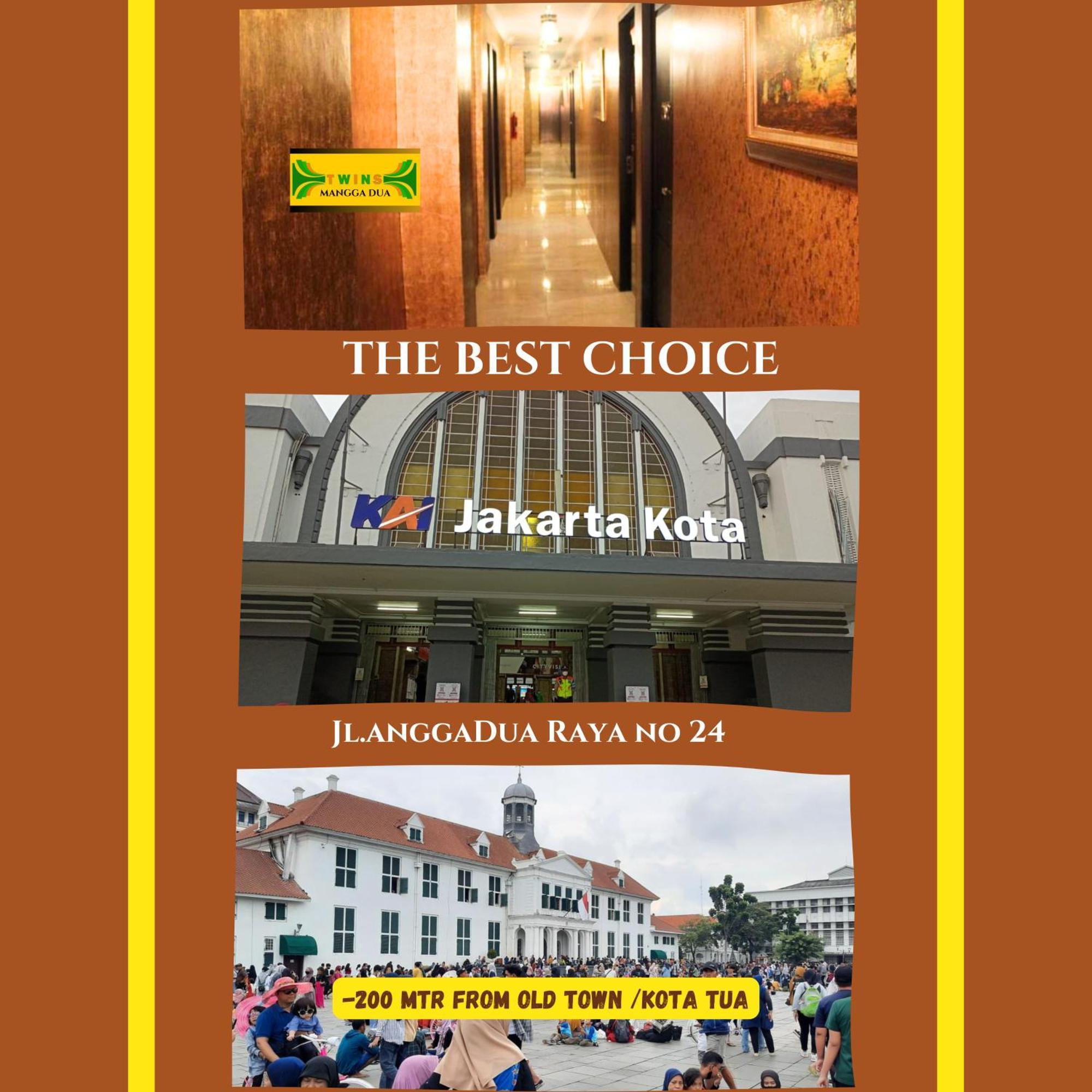 Twins Hotel Джакарта Екстериор снимка