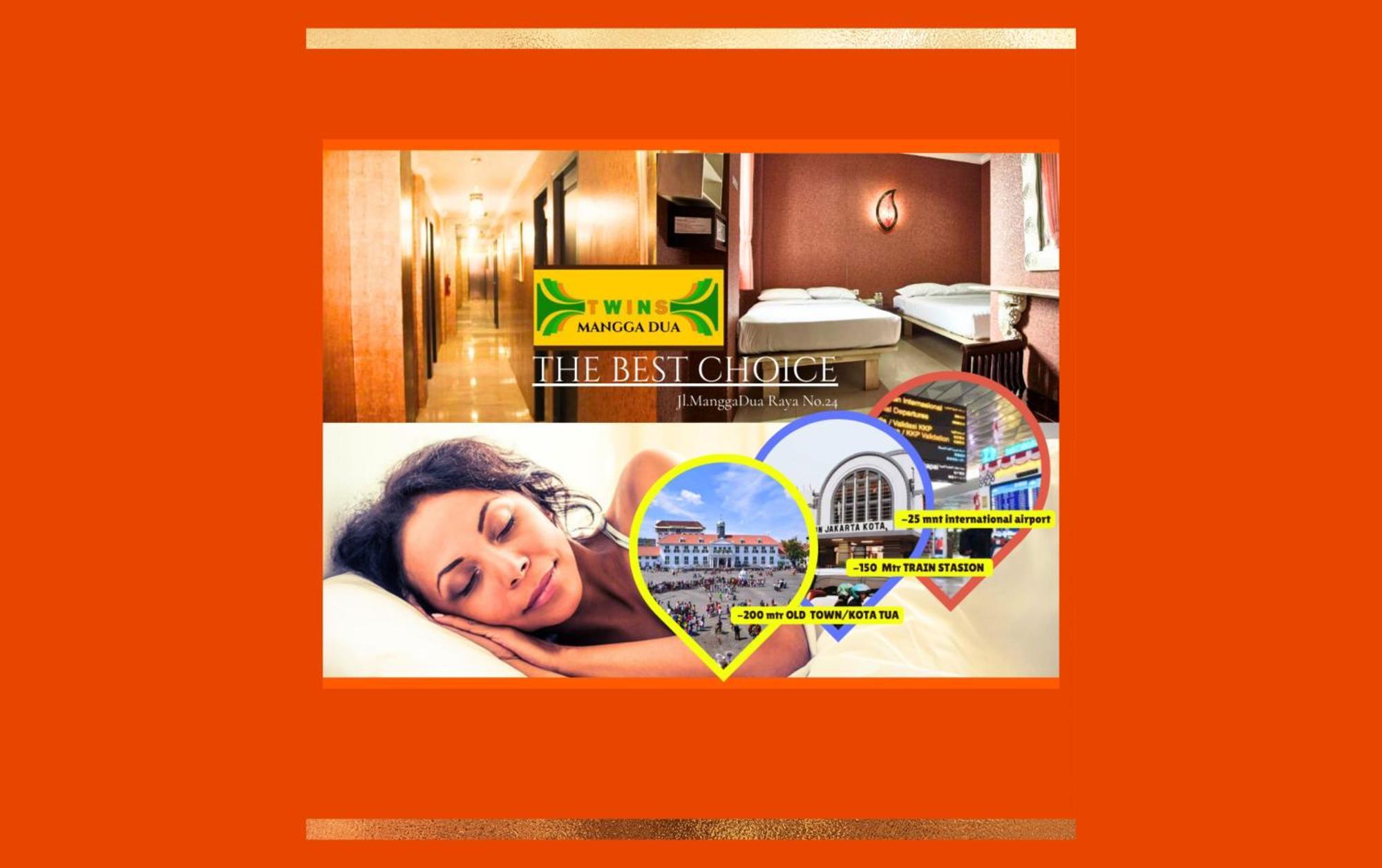Twins Hotel Джакарта Екстериор снимка